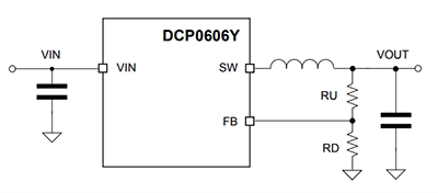 框图 - STMicroelectronics DCP0606Y汽车用6V/6A降压转换器